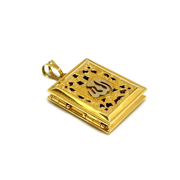 Médaillon en or jaune 18 carats