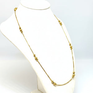 Collier Princesse en Or Jaune 18k