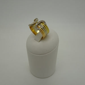 Bague en Or avec Diamants 18 K - Taille 58