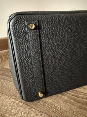 Sac à main Hermès Birkin 40 en cuir noir