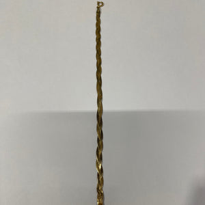 Bracelet Maillon Tressé en Or Jaune 18K 2.56 Grs