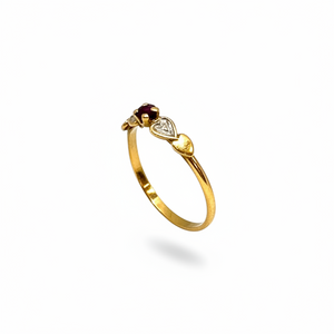 Solitaire Or Jaune 18 Carats - Taille 47