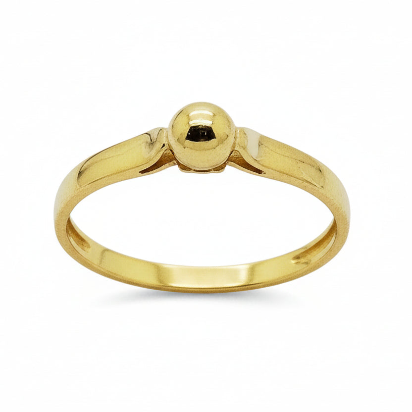 Bague en Or jaune 18K - Taille 53 - 1.56G