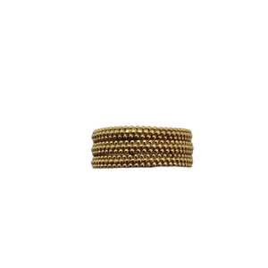 Bague Multirang en Or Jaune 18K - T56 - 3.89 Grs