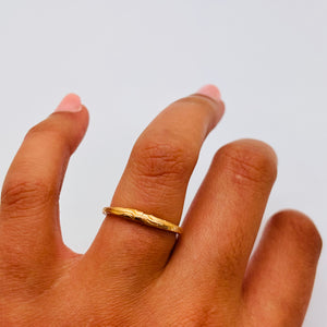Bague jonc en or jaune 18 carats, Taille -52