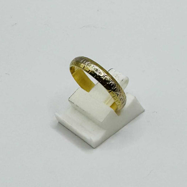 Alliance en Or Jaune et Blanc 18K Taille 57