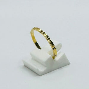 Bague en Or Jaune 18K - Taille 58 - 2.09 G