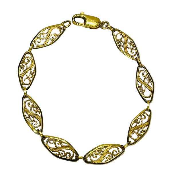 Bracelet Maillon en Or jaune 18k - 6.65 G