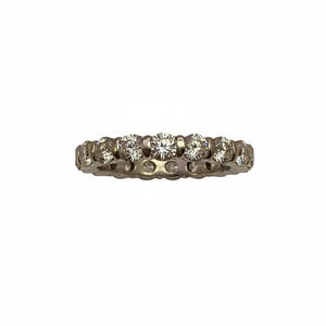 Bagues en Or Blanc avec Diamants 18K - 3.33g