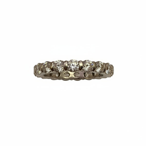 Bagues en Or Blanc avec Diamants 18K - 3.33g