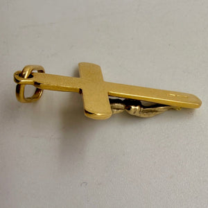 Pendentif Croix en Or Jaune 18K - 3.57g