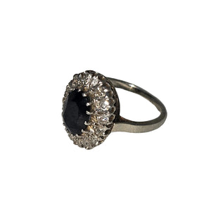Bague Marguerite en Or Blanc 18k - 4.38 G