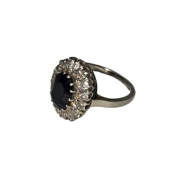 Bague Marguerite en Or Blanc 18k - 4.38 G