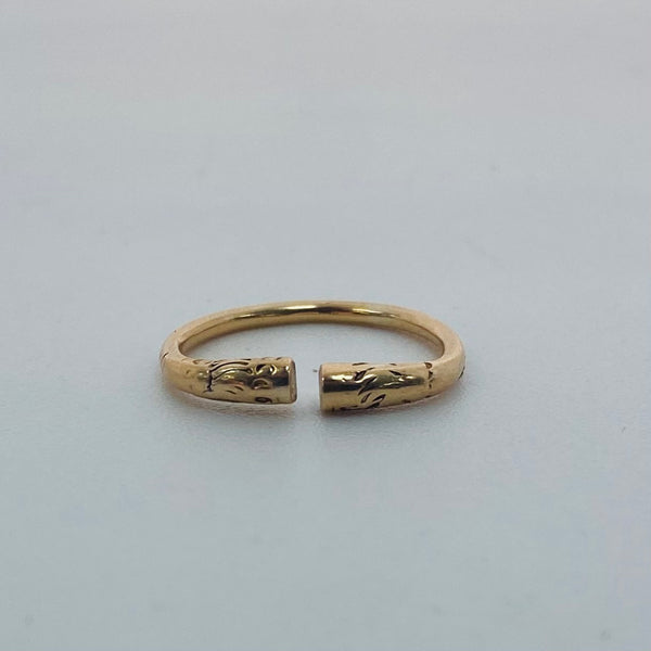 Bague jonc en or jaune 18 K – T 50