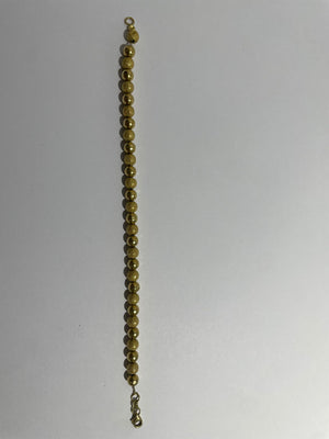 Bracelet Maille Marseillaise Or Jaune 18K 6.35g