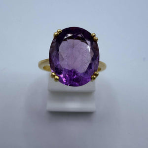 Bague en Or Jaune et Oxyde de Zirconium Poids-3.69 Grs Taille-52