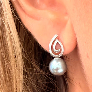 Boucles d'oreilles en Or Blanc 18k - 3.68g