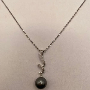 Collier Princesse en Or Blanc 18K - 5.39 Grs