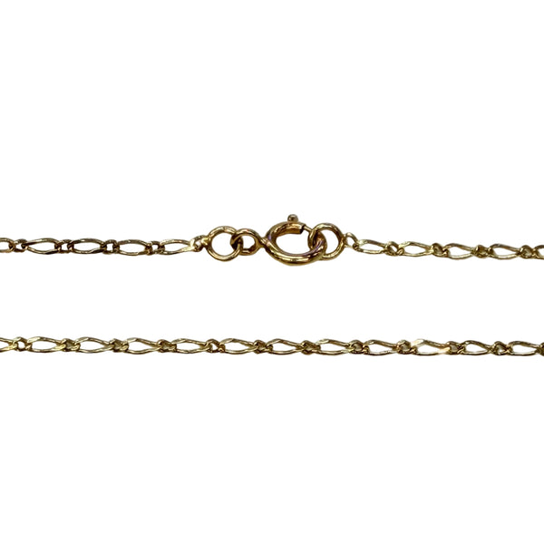 Collier chaîne Figaro Or Jaune 18k