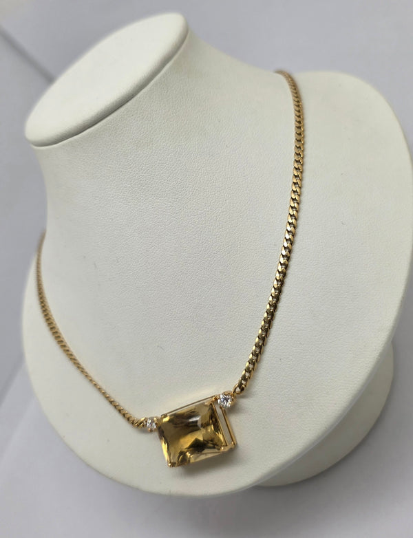 Collier Or Jaune 18 carats Maille Anglaise