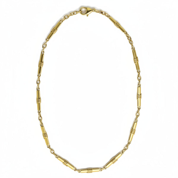 Collier Matinée Fantaisie en Or Jaune 18K - 66 cm - 33.75G