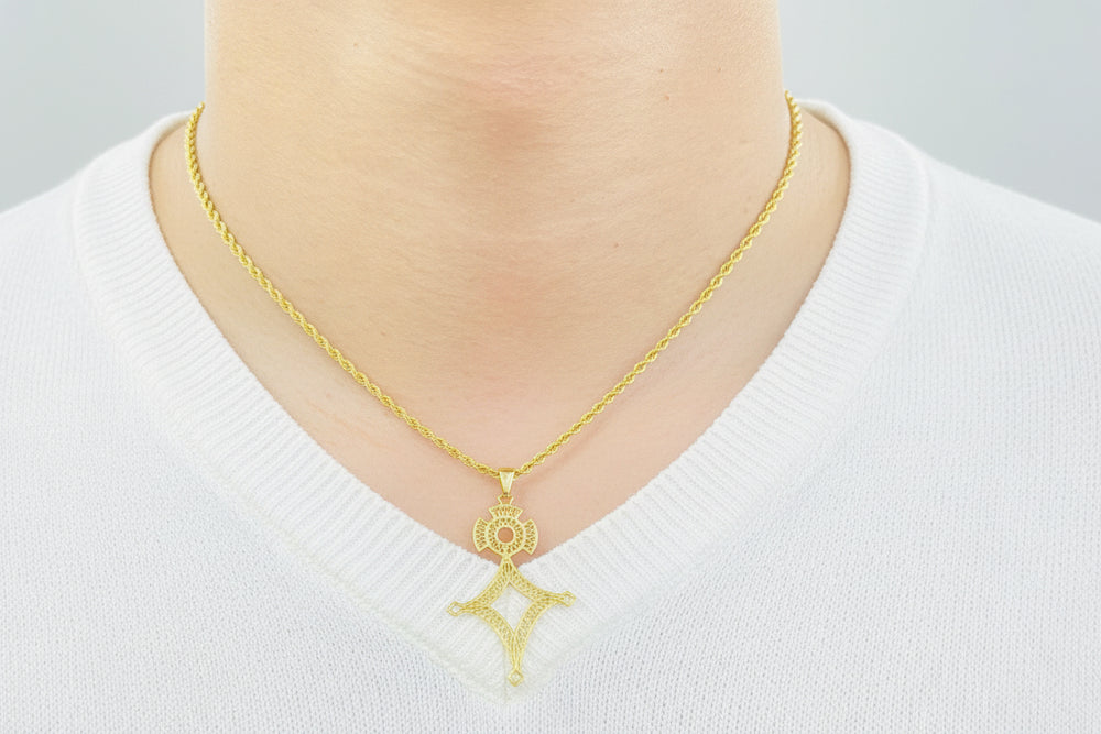Pendentif en Or Jaune 18K