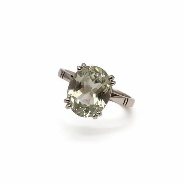 Bague en Or Blanc 18 Carats - Taille 55