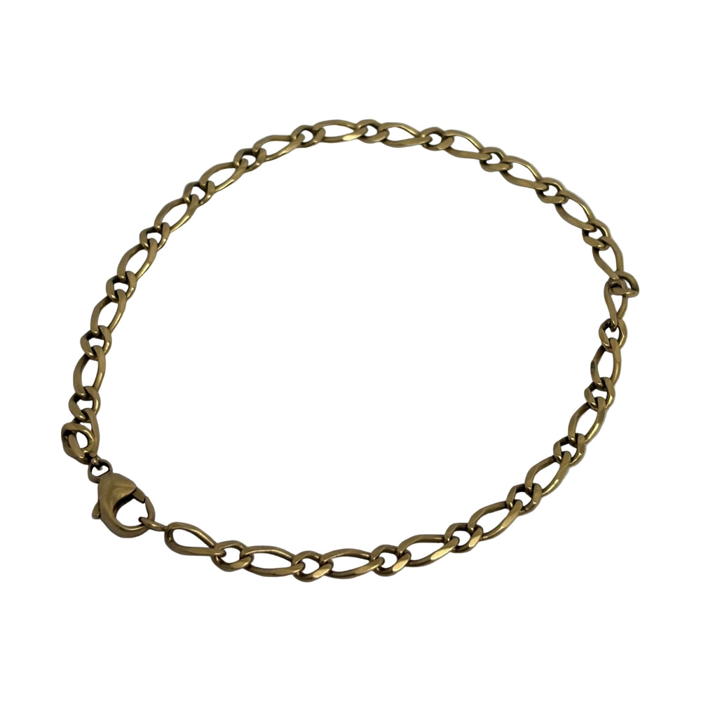 Bracelet Maille Figaro en Or Jaune 18K - 6.52G