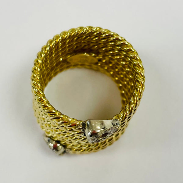 Bague en or jaune 18K - 19 Grs - Taille 54/55