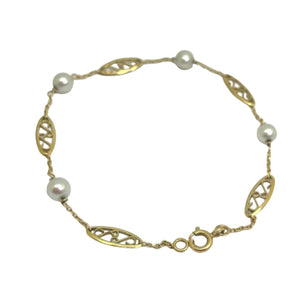 Bracelet Maille Filigrane Or Jaune 18K - 3G