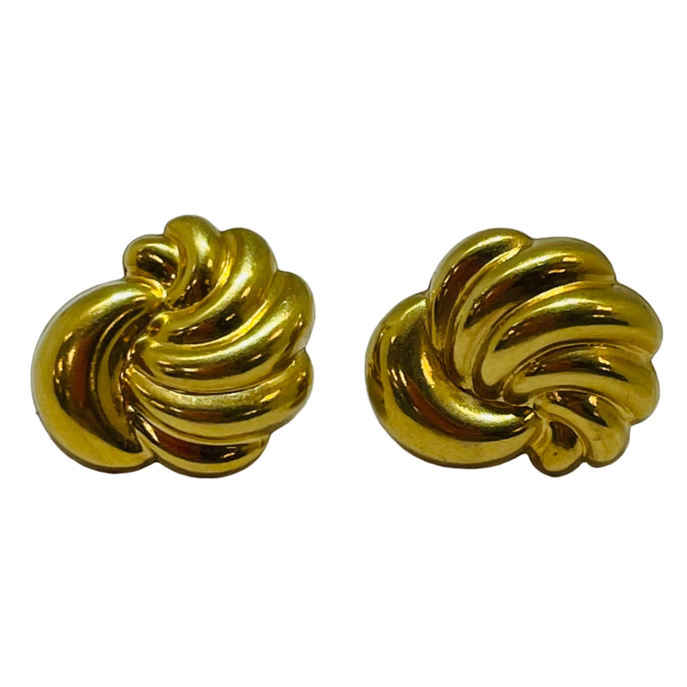 Boucles d'oreilles en or jaune 18K - 1.41g