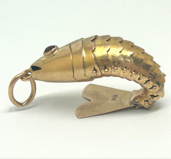 Pendentif Symbole en Or Jaune 18 Carats Oxyde de Zirconium