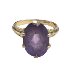 Bagues Empierrée en Or Jaune 18K - T 52