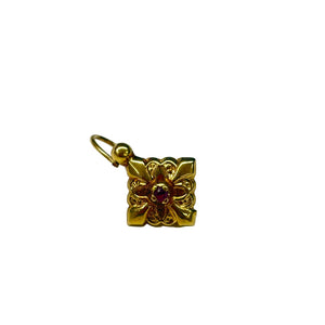 Boucles d'oreilles en Or Jaune 18k