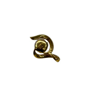 Pendentif Symbole en Or Jaune et Blanc 18K