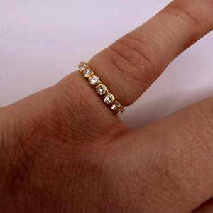Bague en Or Jaun18 Carats Poids -1.70 Grs Taille -52.5