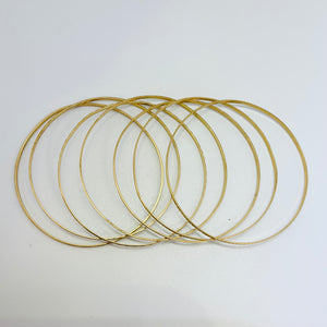 Bracelet Jonc Semainier en Or Jaune 18K 29.64 Grs