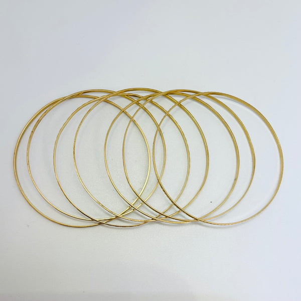 Bracelet Jonc Semainier en Or Jaune 18K 29.64 Grs
