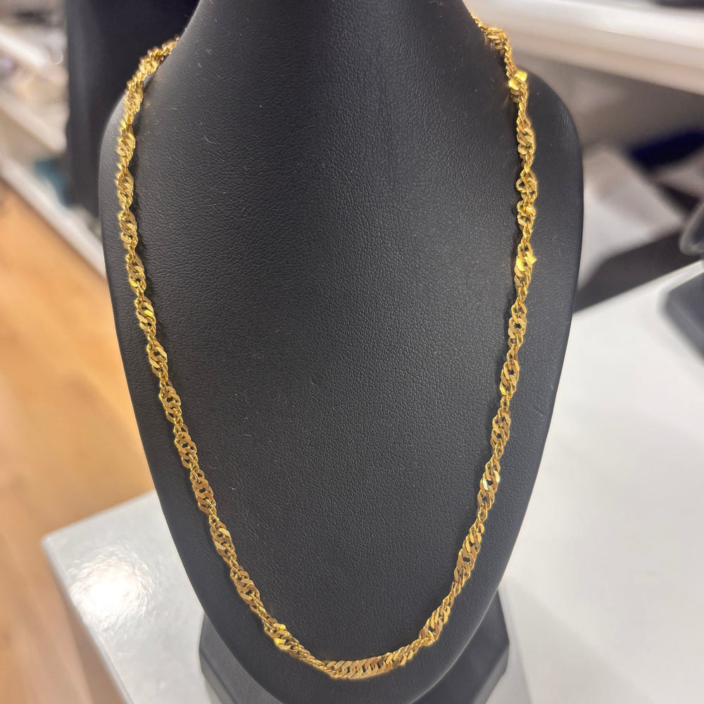 Collier Sautoir Or Jaune 18K 13.45 Grs