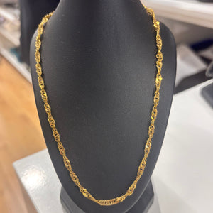 Collier Sautoir Or Jaune 18K 13.45 Grs