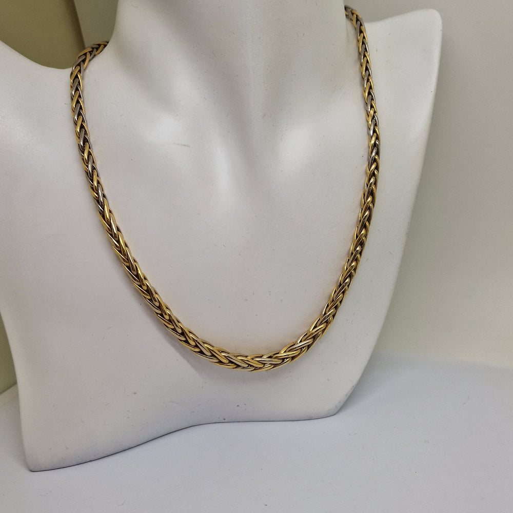 Collier Maille Palmier 2 Ors 18 K - 19,07 Grs