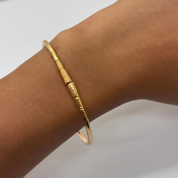 Bracelet jonc en Or Jaune 18K - 18.97G