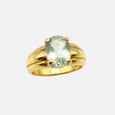 Solitaire en Or Jaune 18k - 3.7 G