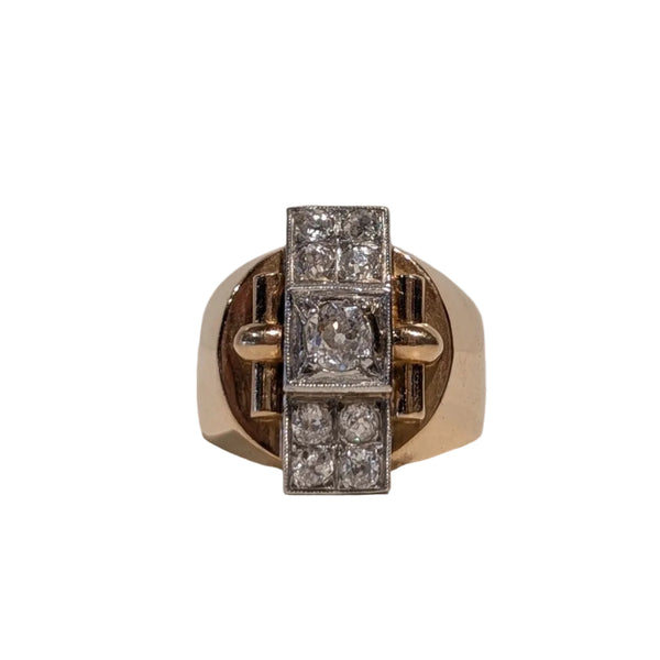 Bagues en or jaune avec diamants
