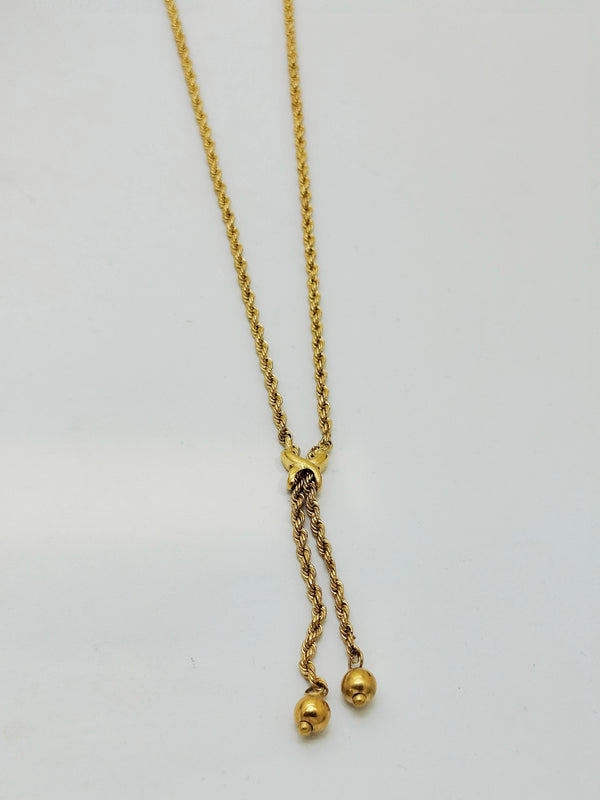Collier Princesse en Or Jaune 18K 4.47 Grs
