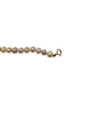 Bracelet perles en Or Jaune 18K - 7.46 Grs