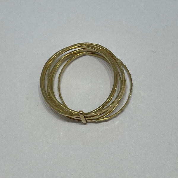 Bagues en Or Jaune 18K - Taille 58