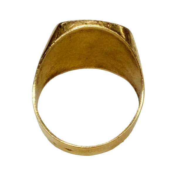 Chevalière en Or Jaune 18K - T59