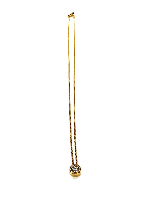 Collier Princesse Or Jaune 18k 3.06 Grs