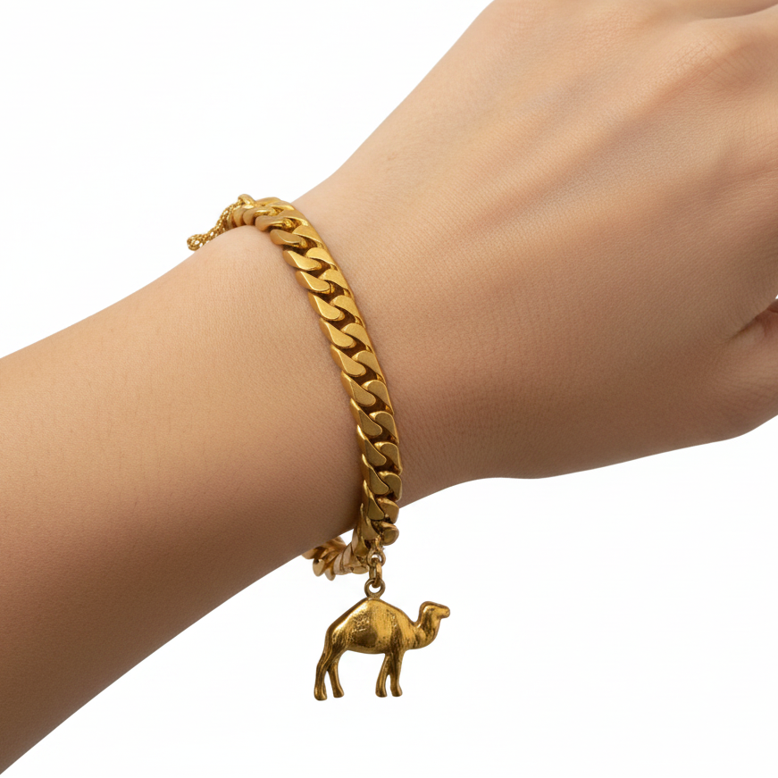 Bracelet Gourmette Or Jaune 18K